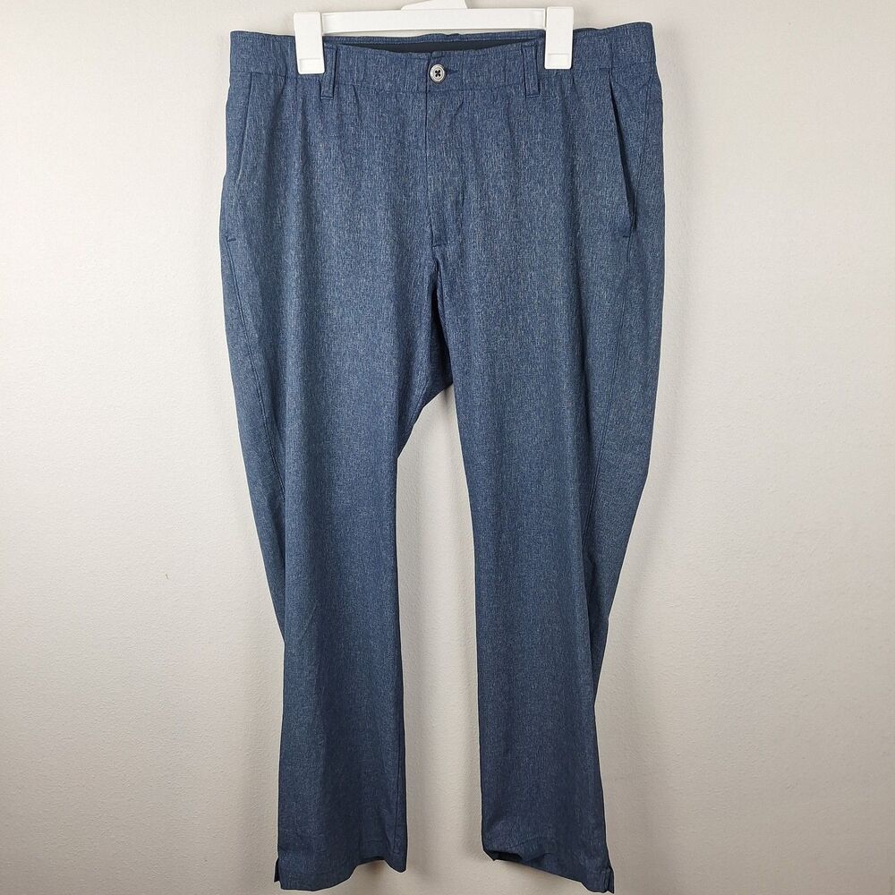 Under Armour Showdown Pant Mens Golf Pants Blue Straight Leg 38/32 Performance